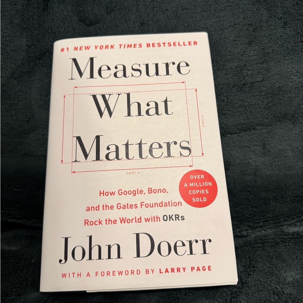 Measure What Matters by John Doerr hardcover new condition no marks